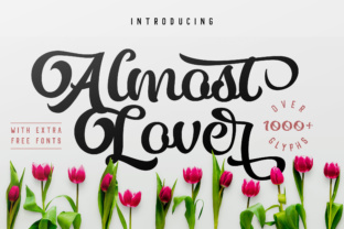 Almost Lover Font: Bold Script for Handmade Labels