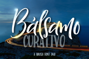 Bálsamo Curativo Duo: A Dynamic Script Typeface for Modern Web Design