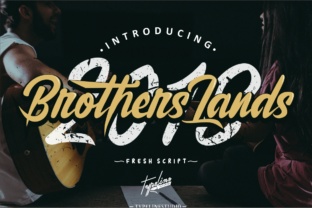 Brother Lands: A Script Font That Brings Personality to Branding