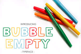 Bubble Empty Font Review: A Refreshing Display Typeface