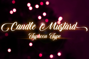 Candle Mustard Font: Elevate Handmade Labels & Crafts