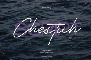 Chestuh Duo: A Designer’s Take on This Stylish Script Font