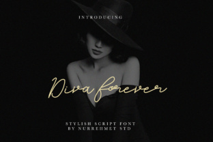 Diva Forever Font: Elegant Script for Editorial Design