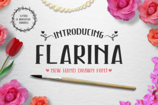 Flarina Font Review: Hand Drawn Display Type for Editorial Design
