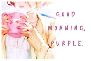 Good Morning Purple Font: A Breezy Editorial Choice