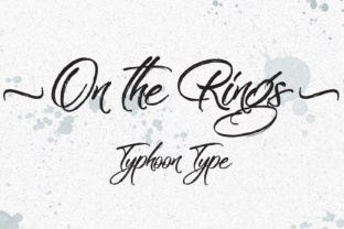 On the Rings Font Review: Dry Brush Texture for Branding