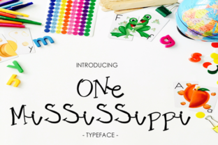 One Mississippi Font: Retro Charm for Handmade Products