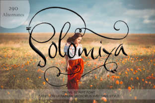 Solomiya Font: A Display Script for Editorial Design