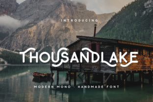 Thousand Lake: A Handwritten Script Font for Modern Web Design